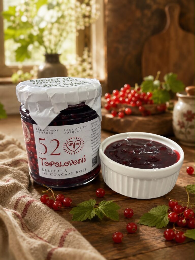 Dulceața de coacăze roșii Topoloveni
