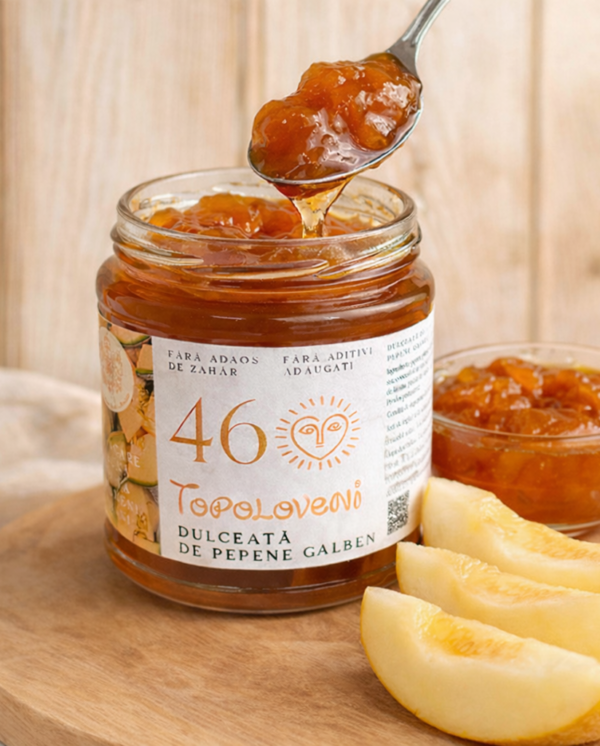 Dulceata de pepene galben Topoloveni fără adaos de zahăr